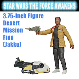 Star Wars The Force Awakens 3.75-Inch Figure Desert Mission Finn (Jakku) Review