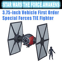 Star Wars The Force Awakens 3.75-Inch Vehicle First Order Special Forces TIE Fighter Review